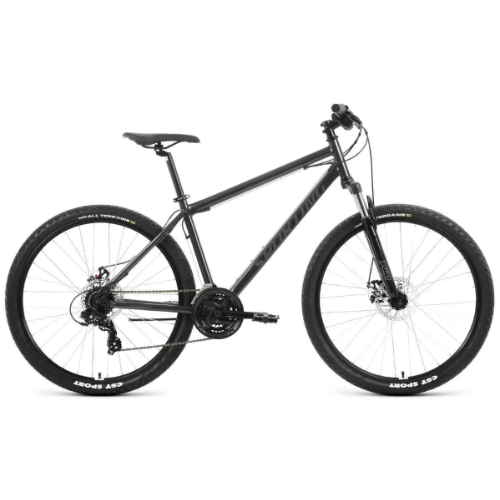 Велосипед Forward Sporting 29 2.0 D (2023) черный/темно-серый - фото 1 - id-p226612879