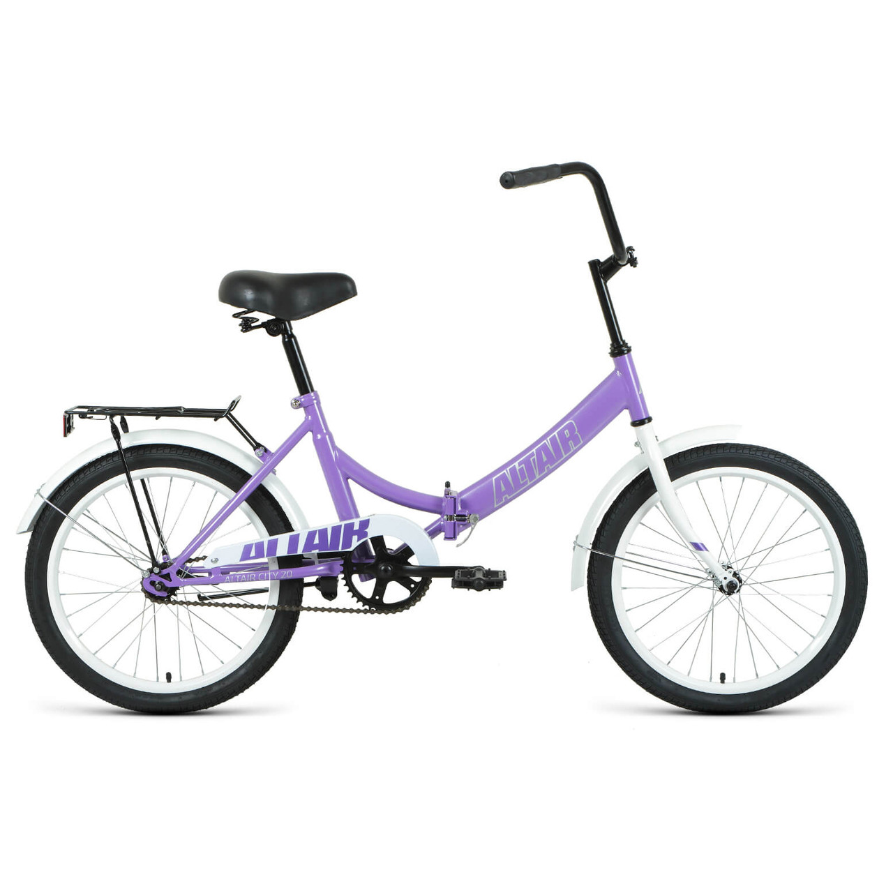 Велосипед Altair City 20 (2022) фиолетовый/серый - фото 1 - id-p226614850