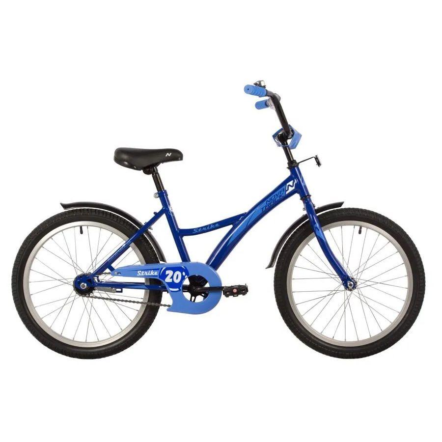 Велосипед Novatrack Strike 20", синий - фото 1 - id-p226612919