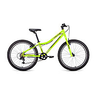 Велосипед Forward Titan 24 1.0 (2022) ярко-зеленый/темно-серый