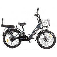 Электровелосипед Green City e-ALFA Fat, темно-серый
