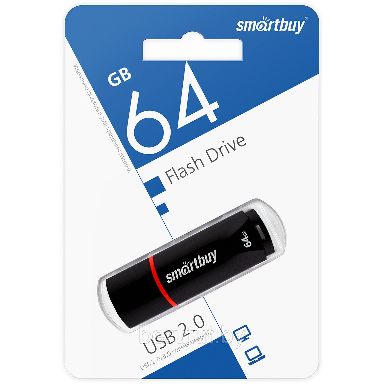 USB флешка накопитель 64 Gb SmartBuy Crown - фото 5 - id-p226615252