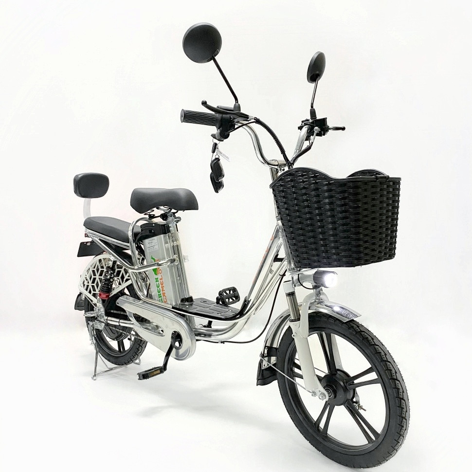 Электровелосипед GreenCamel Транк 18 V8 Pro (R18 250W 60v20Ah) алюм, DD, гидравл, двухподвес - фото 1 - id-p226611948