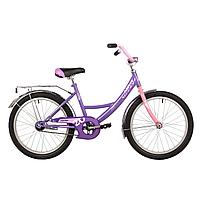 Велосипед Novatrack 20" Vector, фиолетовый