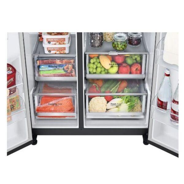 Холодильник Side by Side LG DoorCooling+ GC-Q257CBFC (Side by Side) - фото 6 - id-p226611687
