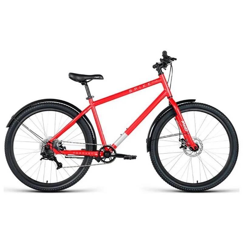 Велосипед Forward Spike 29 D (2023) красный/белый - фото 1 - id-p226611984