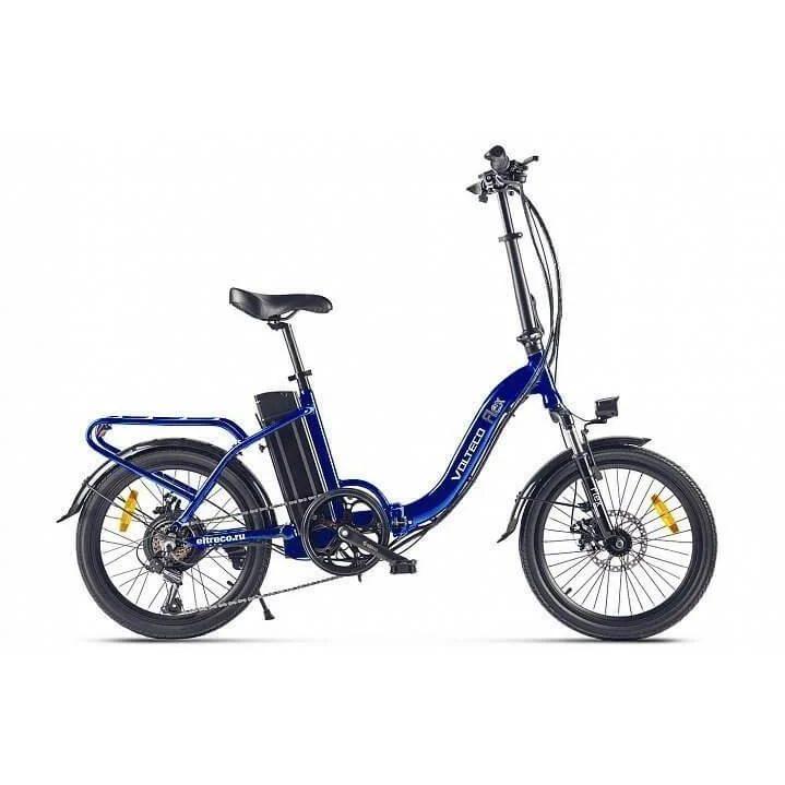 Электровелосипед Volteco Flex Up, синий - фото 1 - id-p226611996