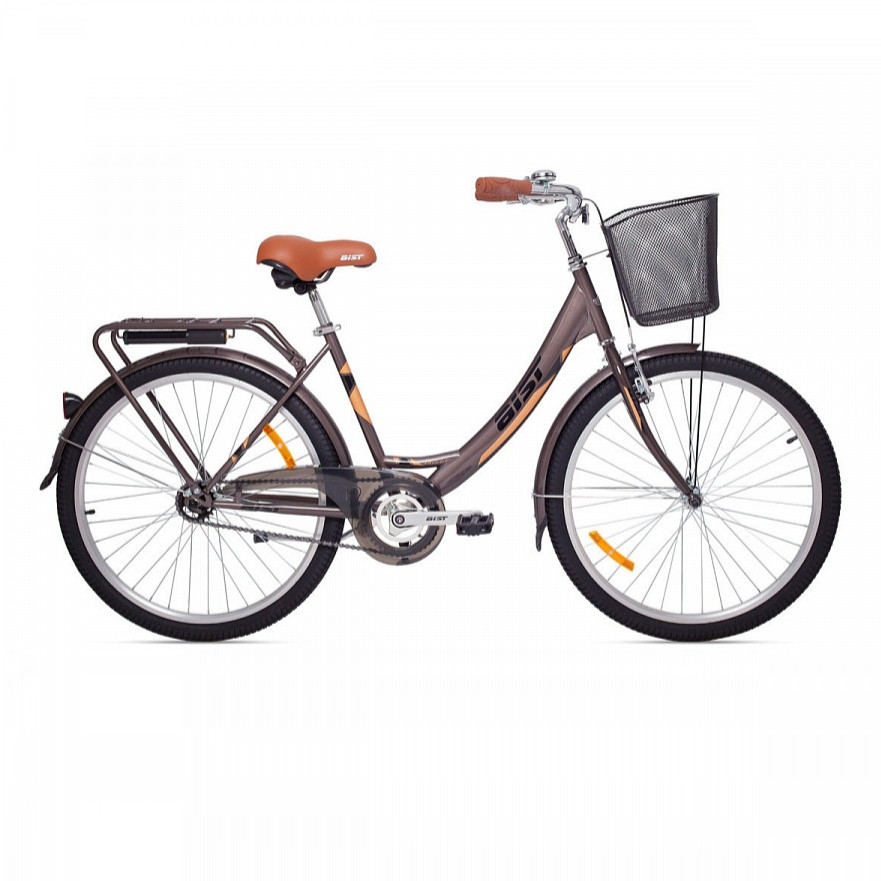 Велосипед Aist Jazz 1.0 (2022) коричневый - фото 1 - id-p226613958