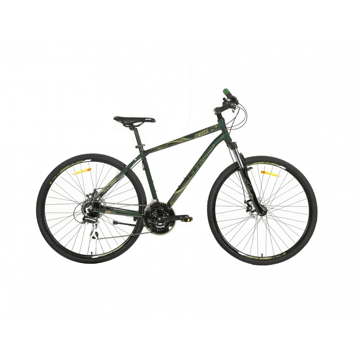 Велосипед Aist Cross 3.0 (2021) зеленый - фото 1 - id-p226613961