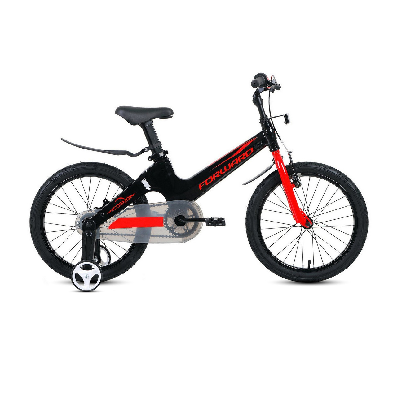 Велосипед Forward Cosmo 18 черный-красный (2021) - фото 1 - id-p226613058