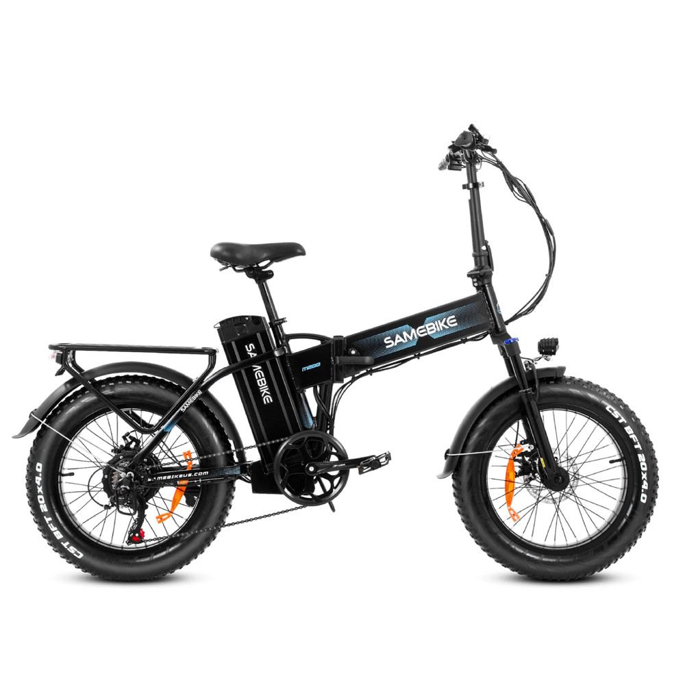 Электровелосипед Samebike LOTDM200 складной фэтбайк, 750 Вт, 2 батареи - фото 1 - id-p226614039