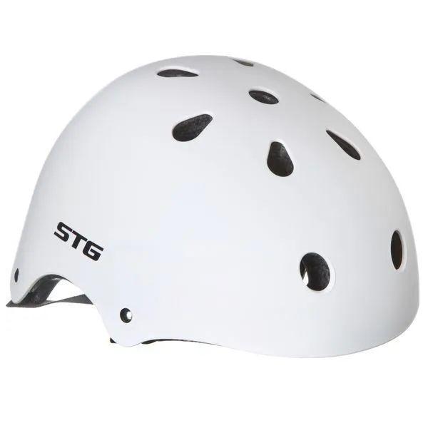 Шлем STG, модель MTV12, размер S(53-55 см) белый - фото 1 - id-p226613077