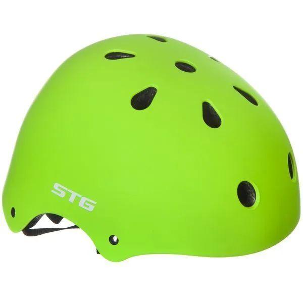 Шлем STG, модель MTV12, размер L(58-61 см) салатовый - фото 1 - id-p226613079