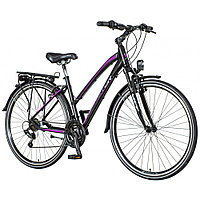 Велосипед Visitor Terra Lady черный-фиолетовый-серый (Сербия)