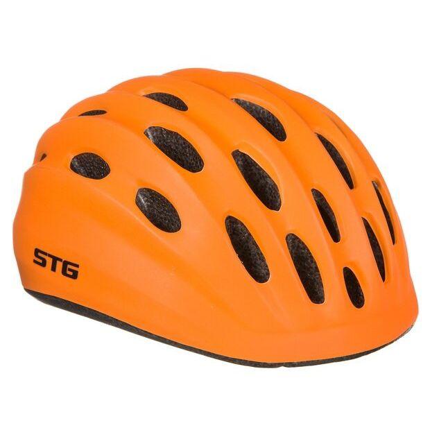 Шлем STG, модель HB10-6, размер XS(44-48 см) оранжевый - фото 1 - id-p226613096