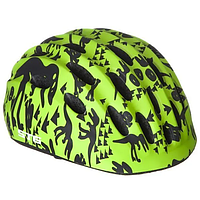 Шлем STG, модель HB10, размер S(48-52 см) черно-зеленый