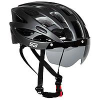 Шлем STG WT-037, M (54-58 см) с визором, серый
