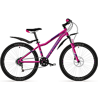 Велосипед Stark Bliss 24.1 D розовый/фиолетовый/белый