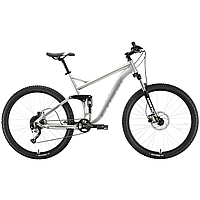 Велосипед Stark Tactic 27.5 FS HD серебристый/серый (2022)
