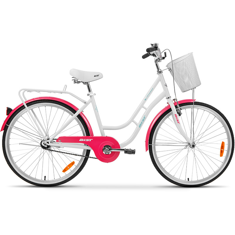 Велосипед Aist Avenue 1.0 26 (2022) бело-розовый - фото 1 - id-p226614101