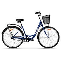 Велосипед Aist 28-245 с корзинкой (2022) синий