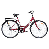 Велосипед Aist 28-245 с корзинкой (2022) вишневый