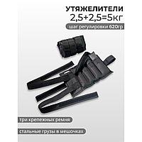 Утяжелитель 5 кг (2,5+2,5 кг) черный