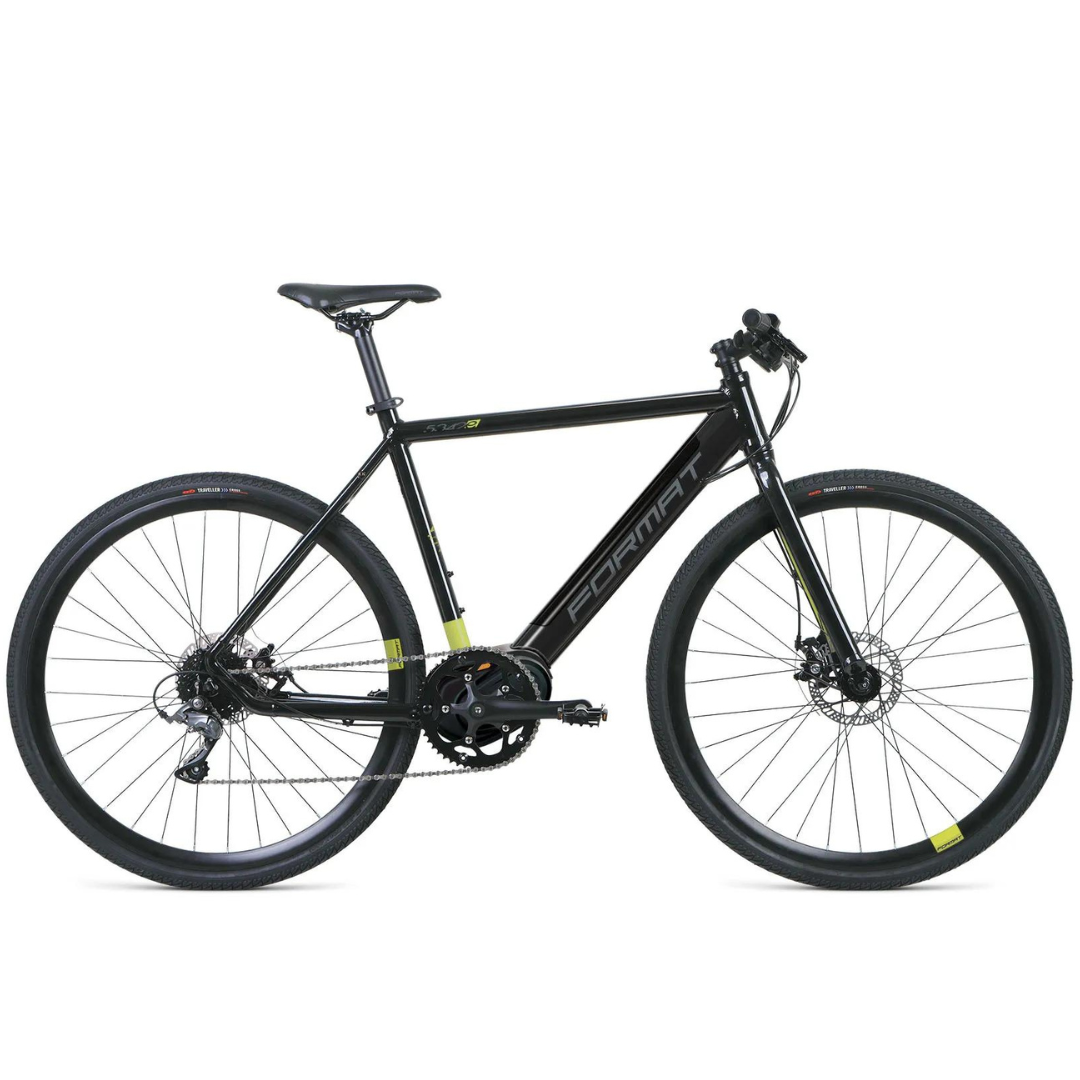 Электровелосипед Format 5342 E-bike (рост 540мм) 2021 черный матовый - фото 1 - id-p226614147