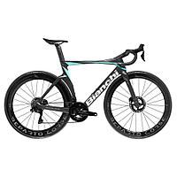 Велосипед Bianchi Oltre RC Dura Ace Di2 12S / Черный-Целесте / Рама 55"