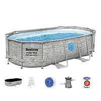 Бассейн каркасный Bestway Power Steel Swim Vista 56714