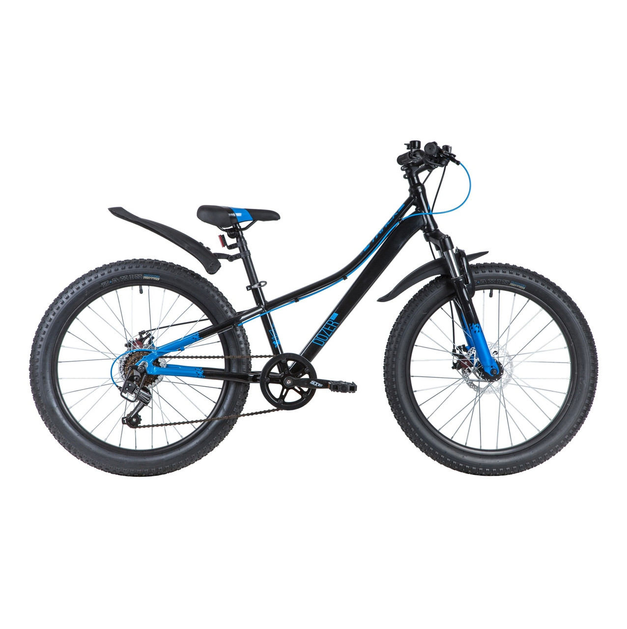 Велосипед Novatrack Dozer 24" черный-синий - фото 1 - id-p226612258