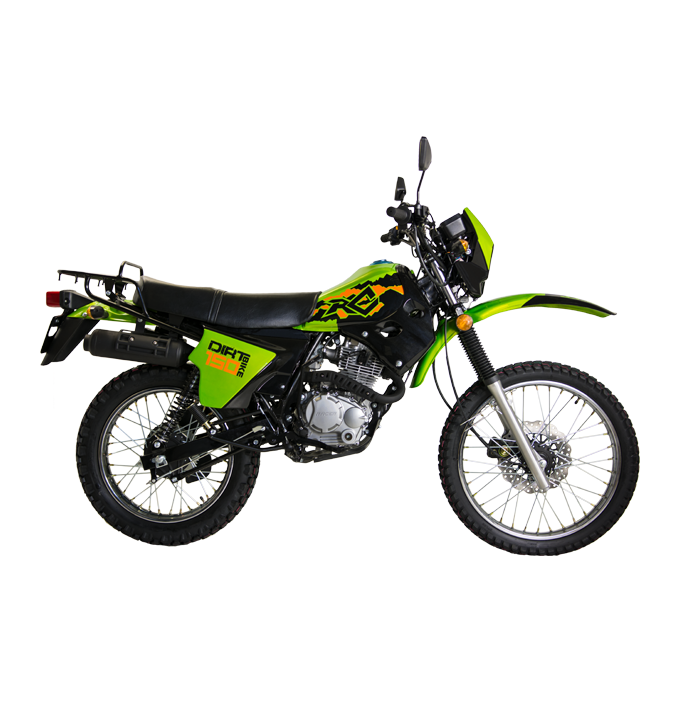 Мотоцикл Racer RC150-23X Enduro L150 зеленый - фото 1 - id-p226613273