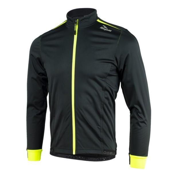 Куртка велосипедная Rogelli Pesaro 2.0, черный/желтый, размер S - фото 1 - id-p226612405
