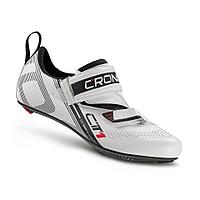 Ботинки велосипедные шоссейные CRONO CT-1 carbon, белый, размер 46