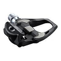 Педали Shimano PD-R8000, SPD-SL, carbon, с желтыми шипами SH11