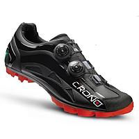 Ботинки велосипедные МТБ CRONO EXTREMA 2 carbon reinforced, черный, размер 43,5
