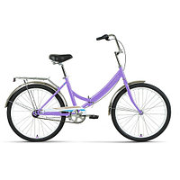 Велосипед Forward Valencia 24 3.0 2022 фиолетовый/голубой