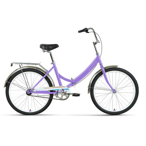 Велосипед Forward Valencia 24 3.0 2022 фиолетовый/голубой - фото 1 - id-p226614454