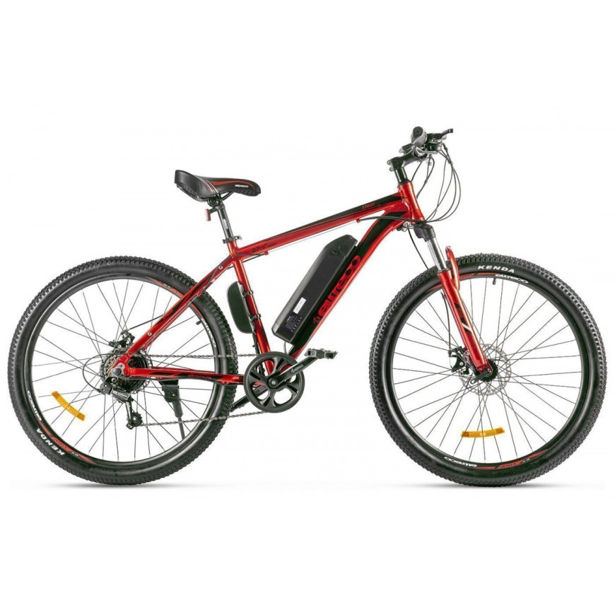 Электровелосипед Eltreco XT 600 D красно-черный - фото 1 - id-p226614458