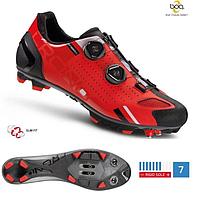 Ботинки велосипедные МТБ Crono CX-2 carbon reinforced, красные