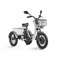 Электровелосипед Eltreco Porter Fat 500 UP (трицикл), серебристый