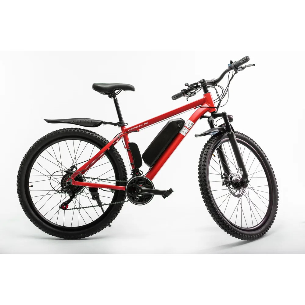Электровелосипед Furendo E-X1 350, ярко-красный - фото 1 - id-p226613627