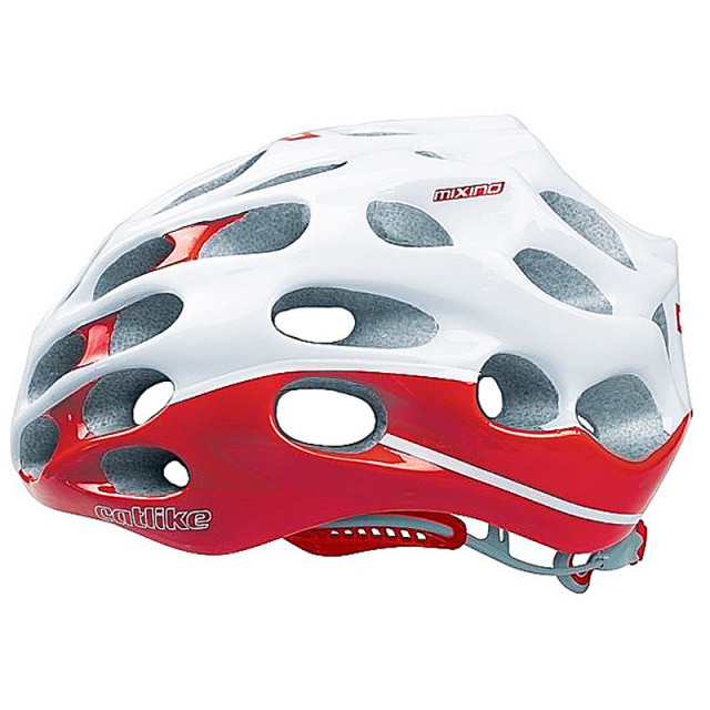 Шлем Catlike "MIXINO", L/58-60см, бело/красный - фото 1 - id-p226614633
