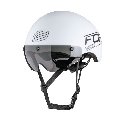 Шлем Force, WASP timetrial, белый, размер универсальный (55-61 см) - фото 1 - id-p226614671