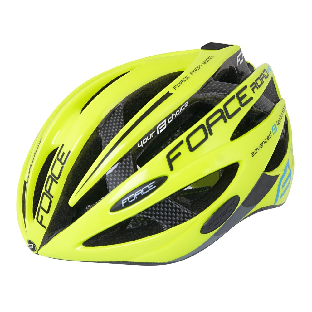 Шлем Force, ROAD PRO, салатовый L-XL - фото 1 - id-p226614695