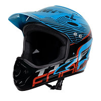 Шлем Force, TIGER Downhill, сине-черно-красный, S-M