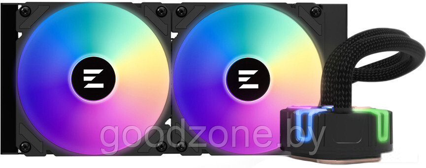 Жидкостное охлаждение для процессора Zalman Reserator5 Z24 ARGB (черный) - фото 1 - id-p226616400