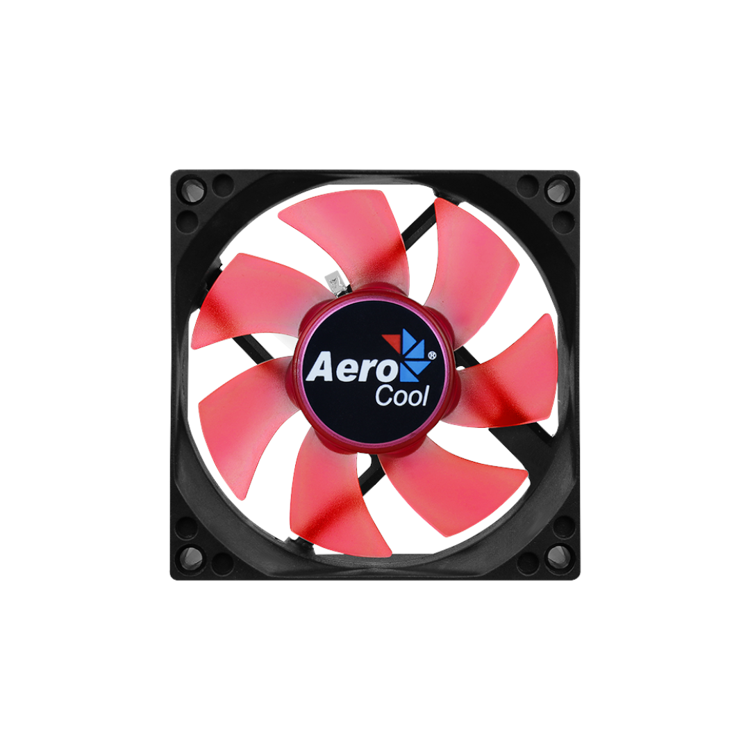 Вентилятор 80x80x25 Aerocool Motion 8 Red-3P, гидродинамический 3pin, красный (ACF1-MT10210.R1) - фото 1 - id-p226576274