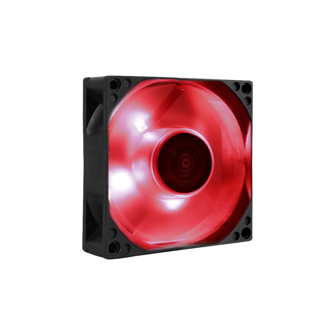 Вентилятор 80x80x25 Aerocool Motion 8 Red-3P, гидродинамический 3pin, красный (ACF1-MT10210.R1) - фото 3 - id-p226576274