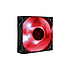 Вентилятор 80x80x25 Aerocool Motion 8 Red-3P, гидродинамический 3pin, красный (ACF1-MT10210.R1), фото 3